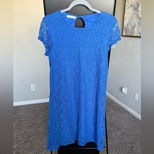Promod Blue Lace Dress